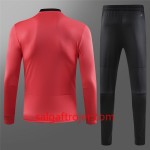 Real Madrid Sweatshirt Dragt Rød 2018-2019